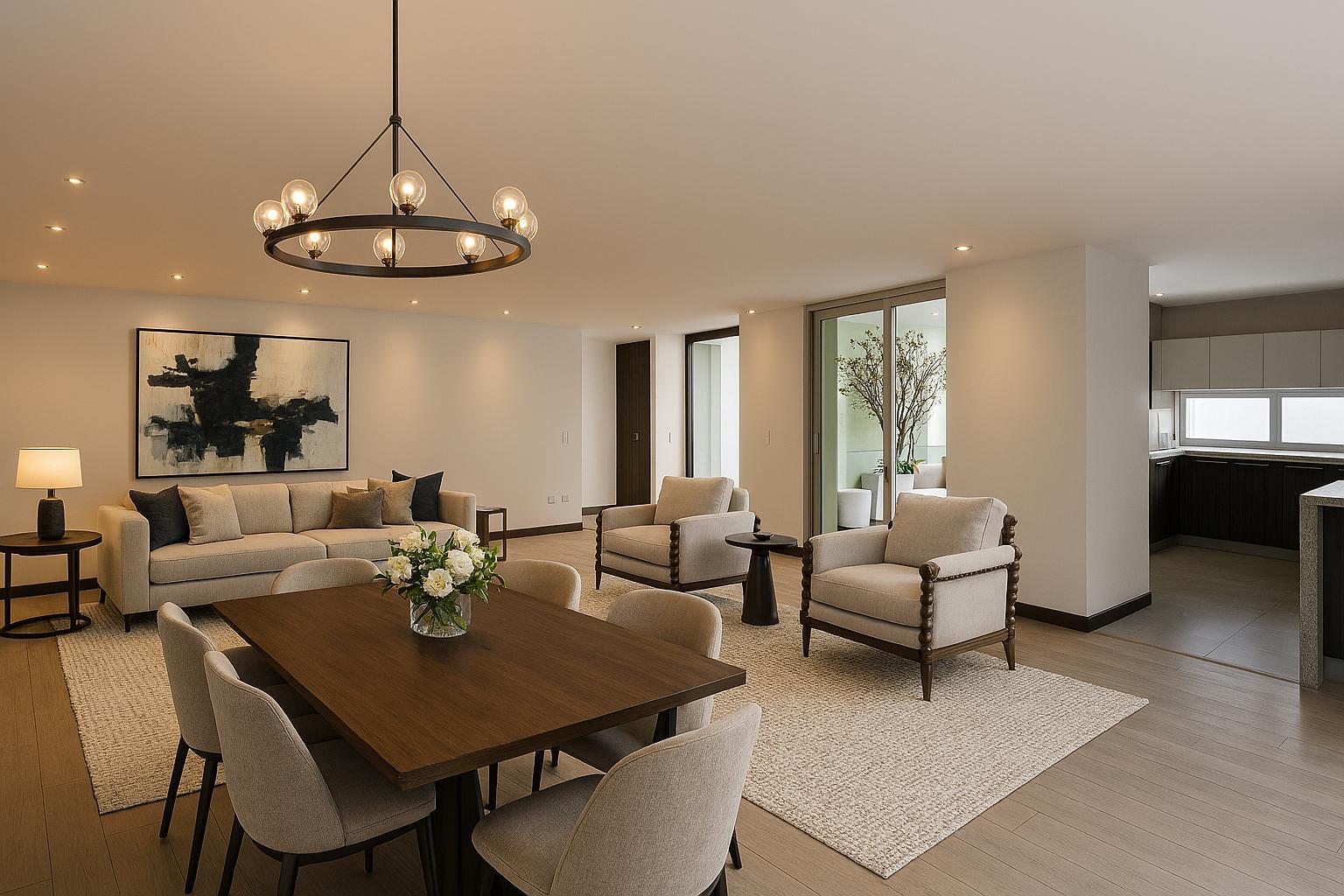 Departamento con balcón en la González Suárez