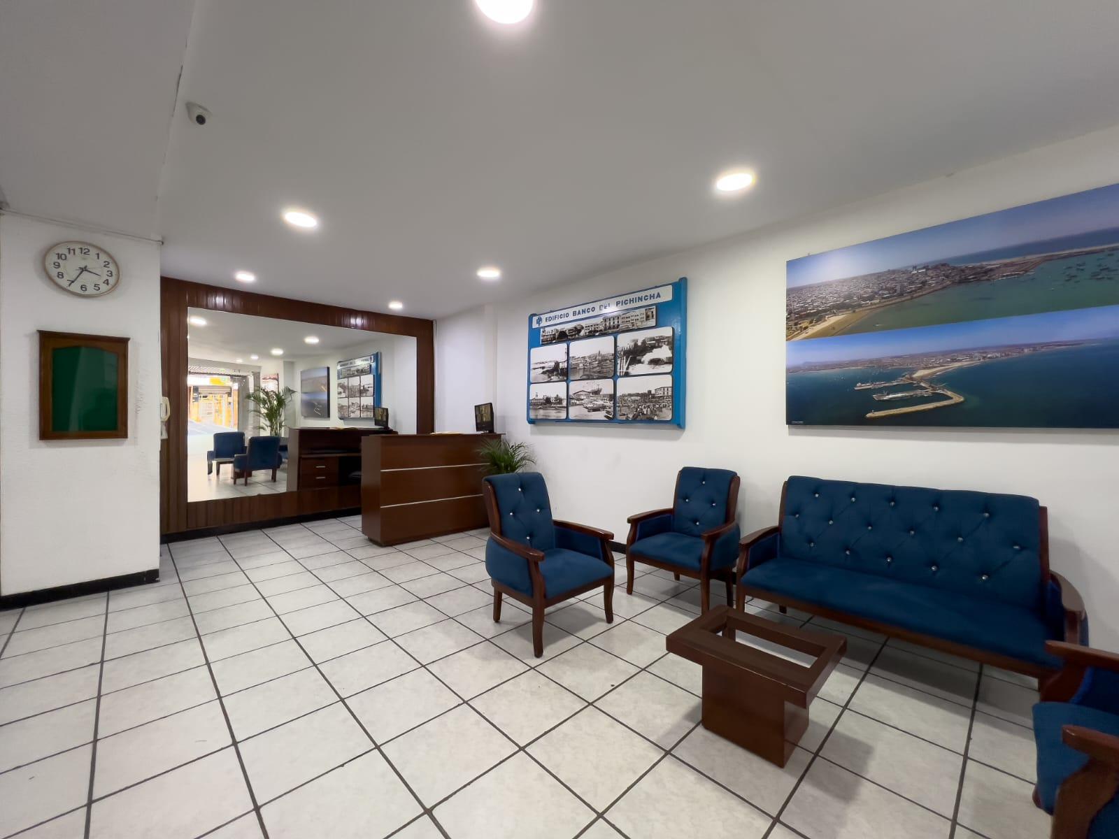 4 Oficinas en Manta, Edificio Banco Pichincha, Calle 11